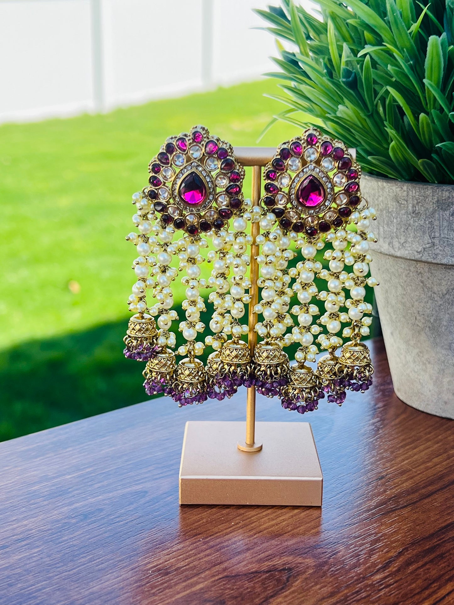 Kiara Kundan Earrings