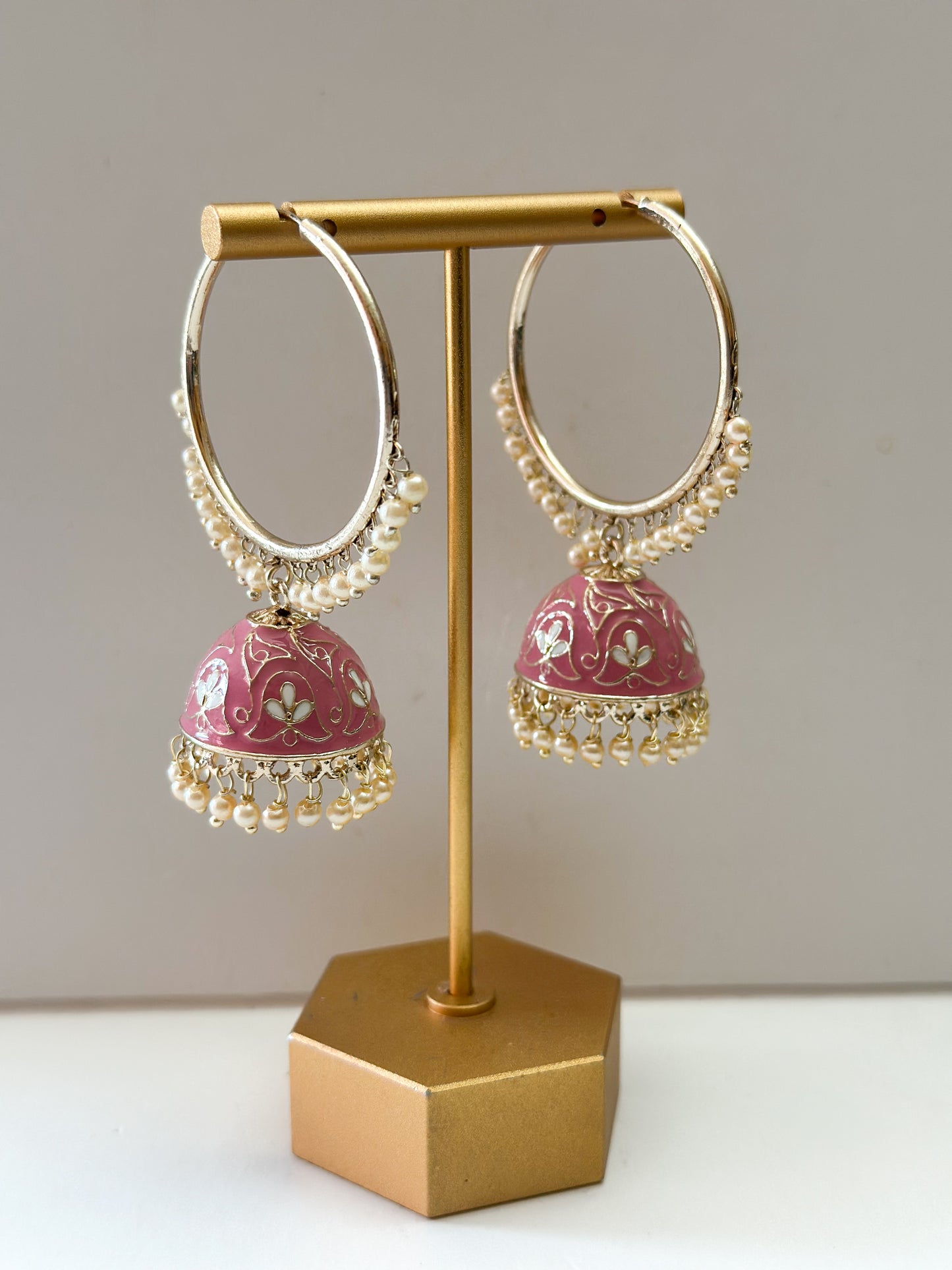 Pihu Meenakari Bali Earrings