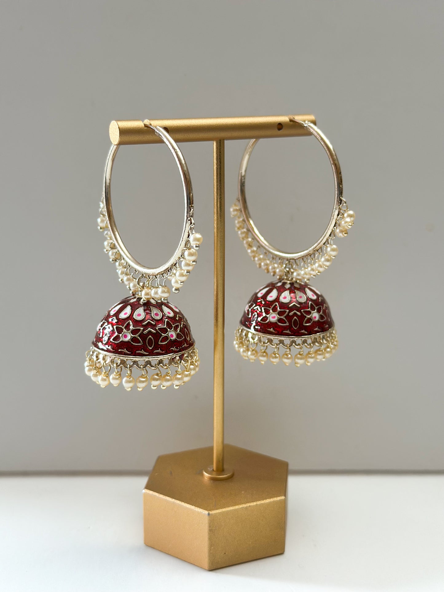 Avi Meenakari Bali Earrings