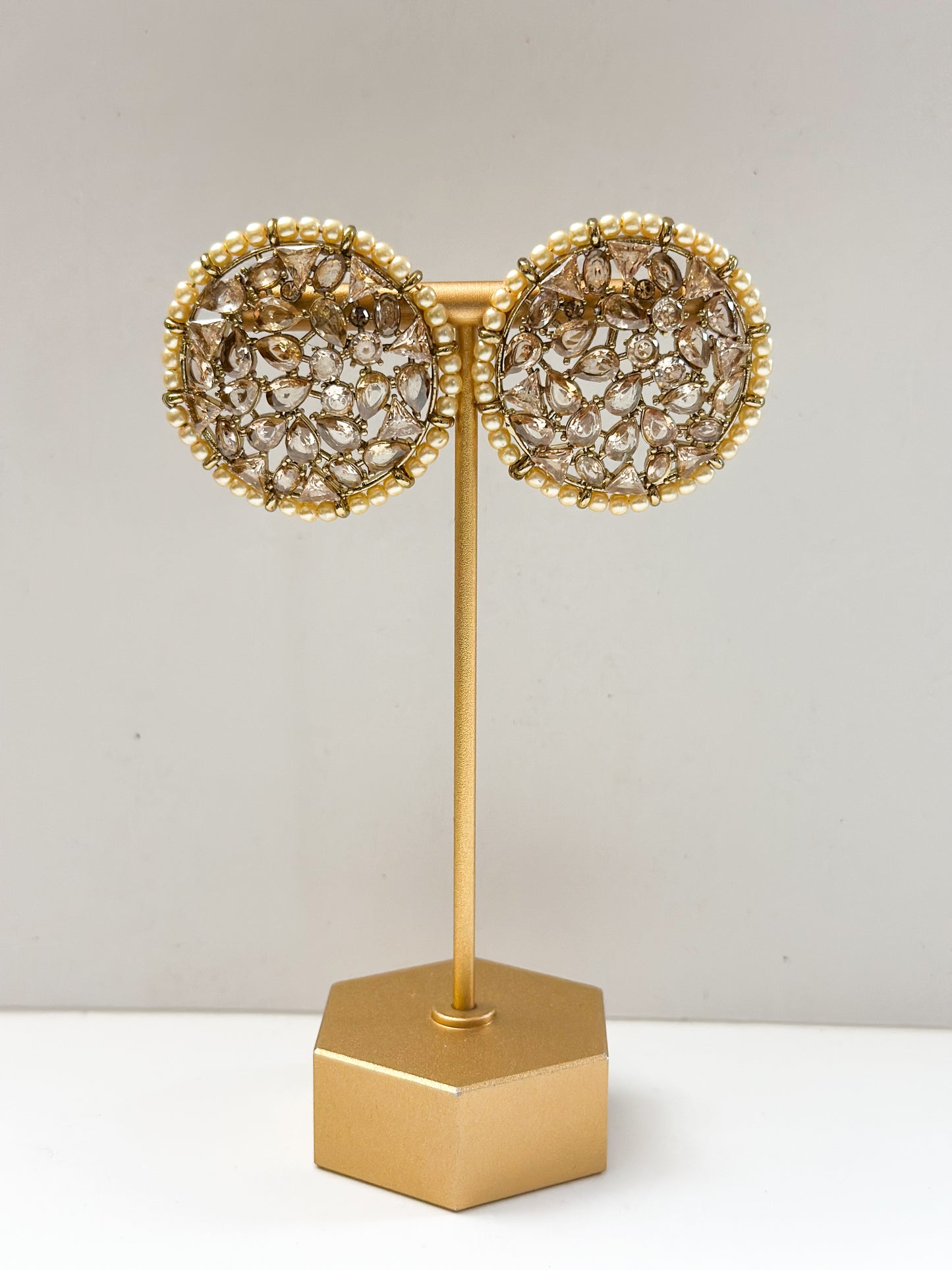 Kaavya Oversized Stud Earrings