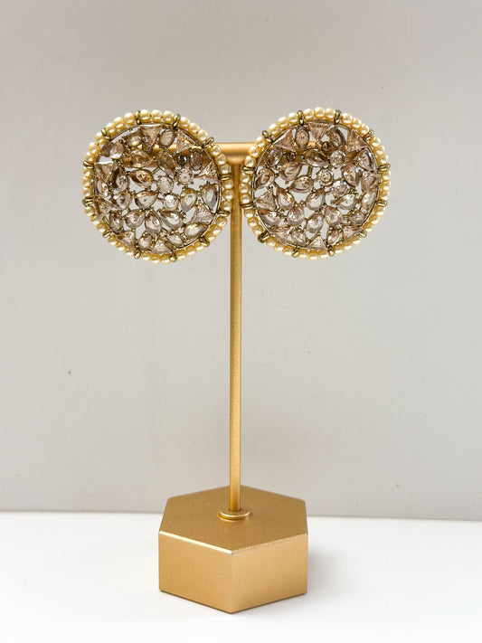 Kaavya Oversized Stud Earrings