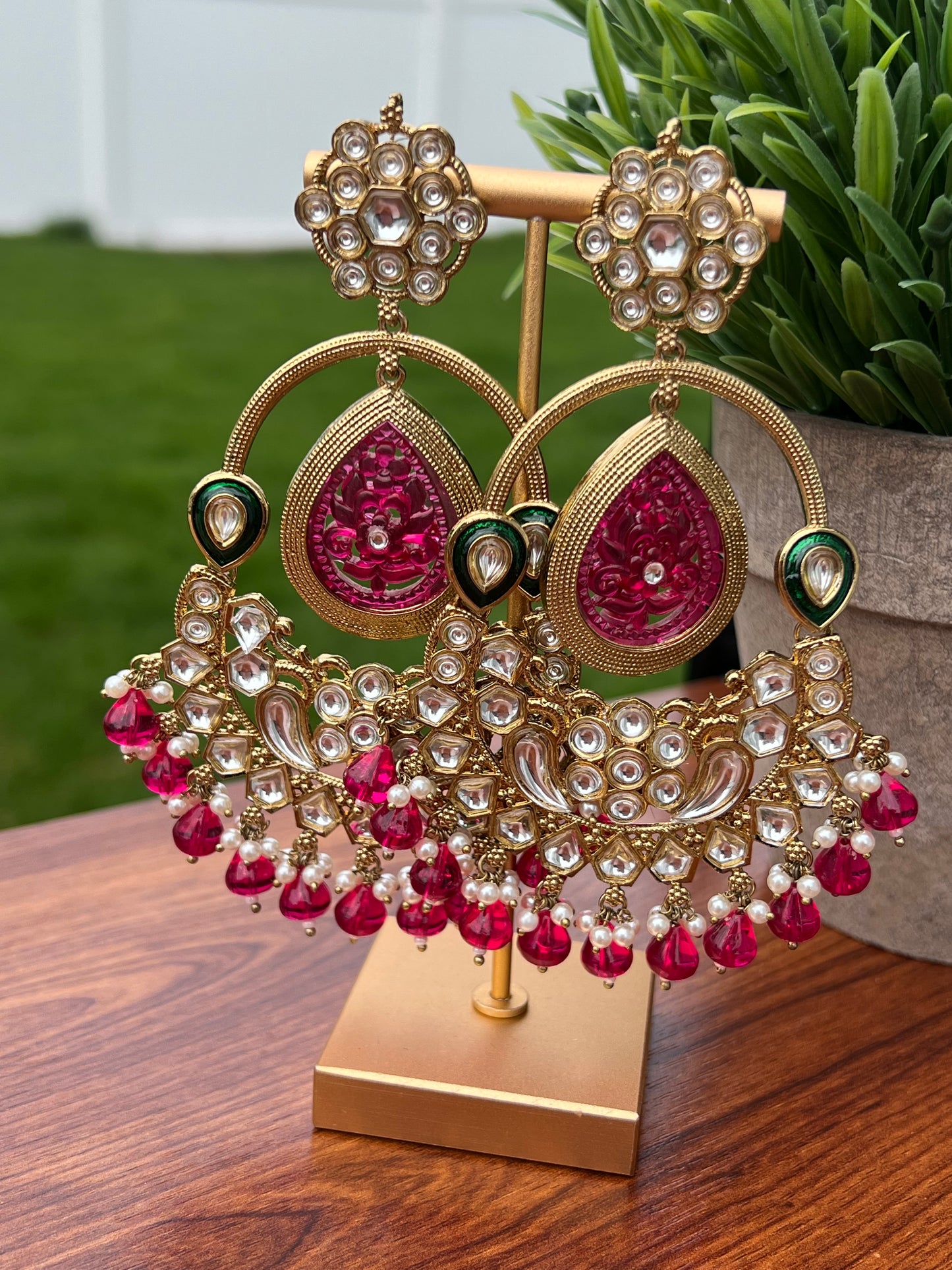 Priya Kundan Earrings