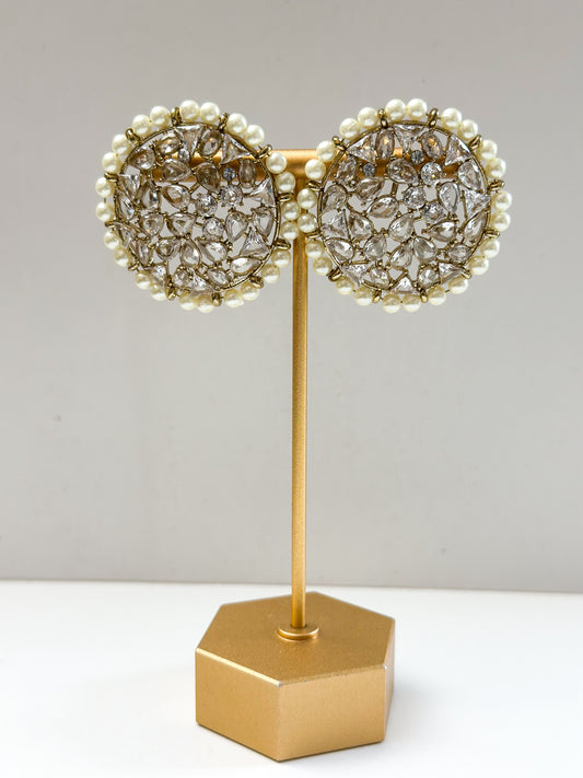 Kaavya Oversized Stud Earrings