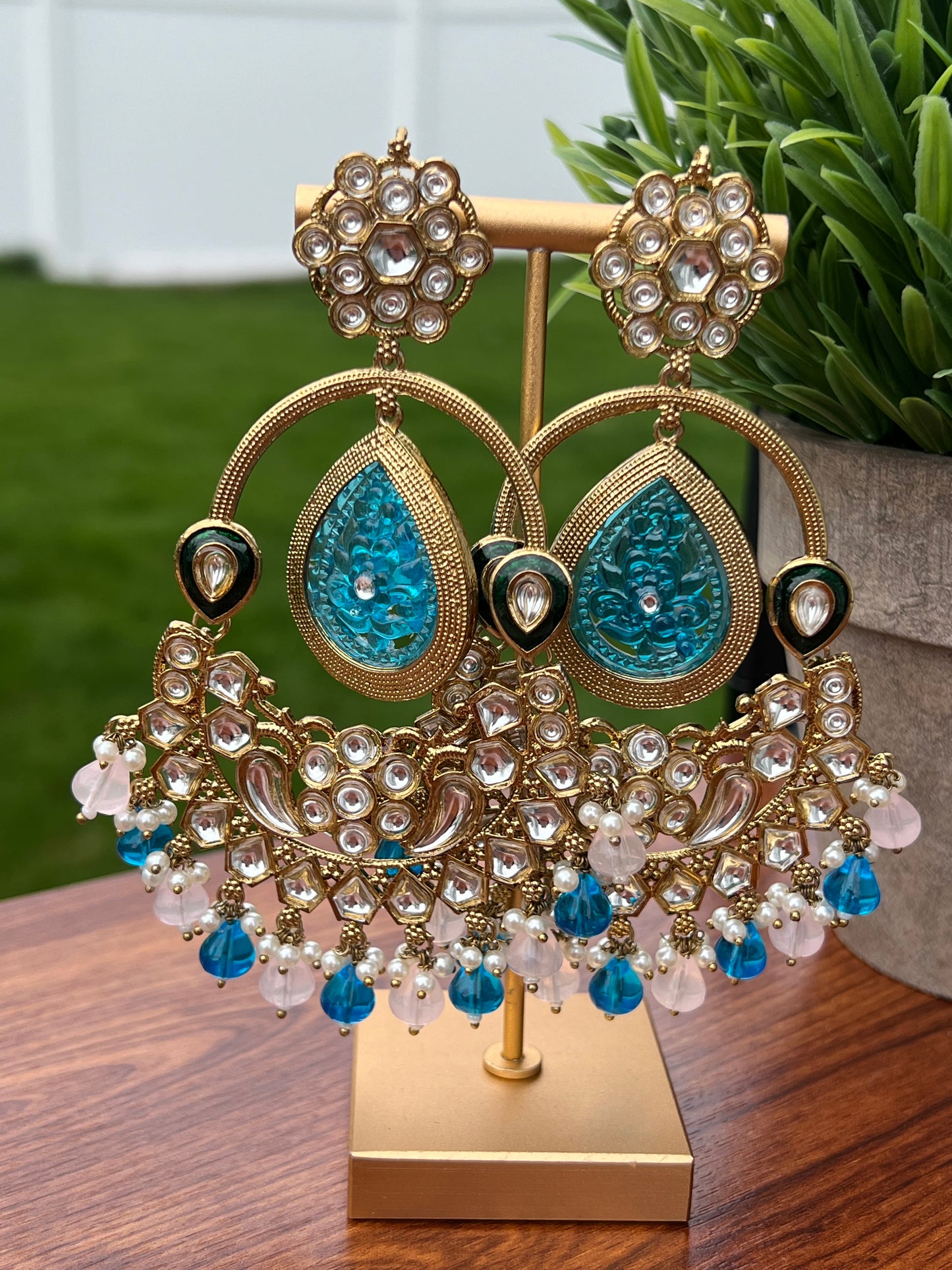 Priya Kundan Earrings