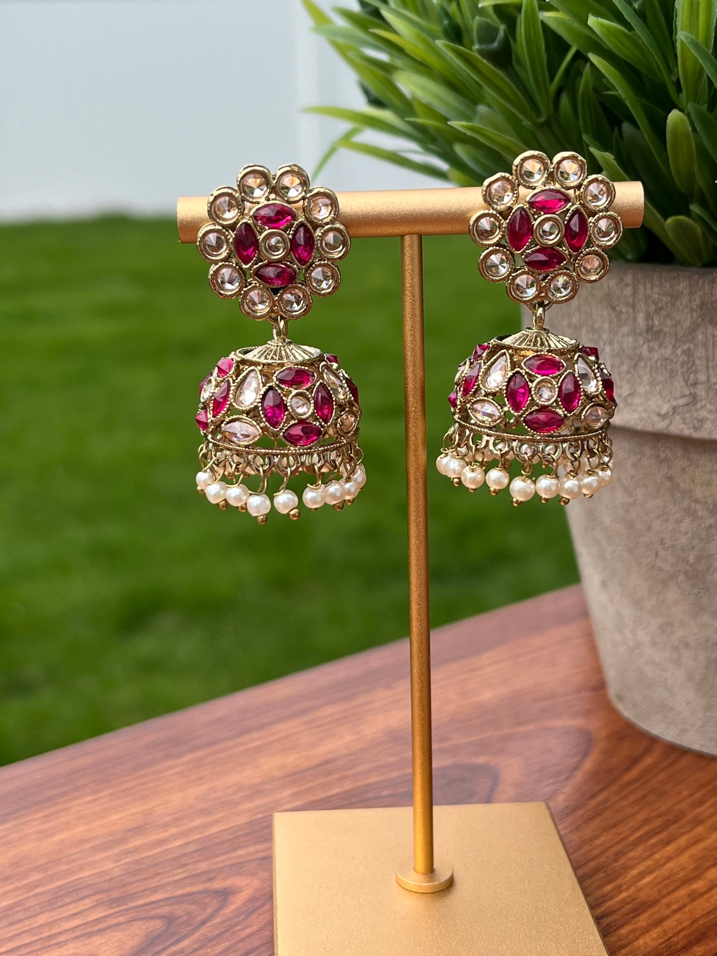 Nisha Jhumki Earrings