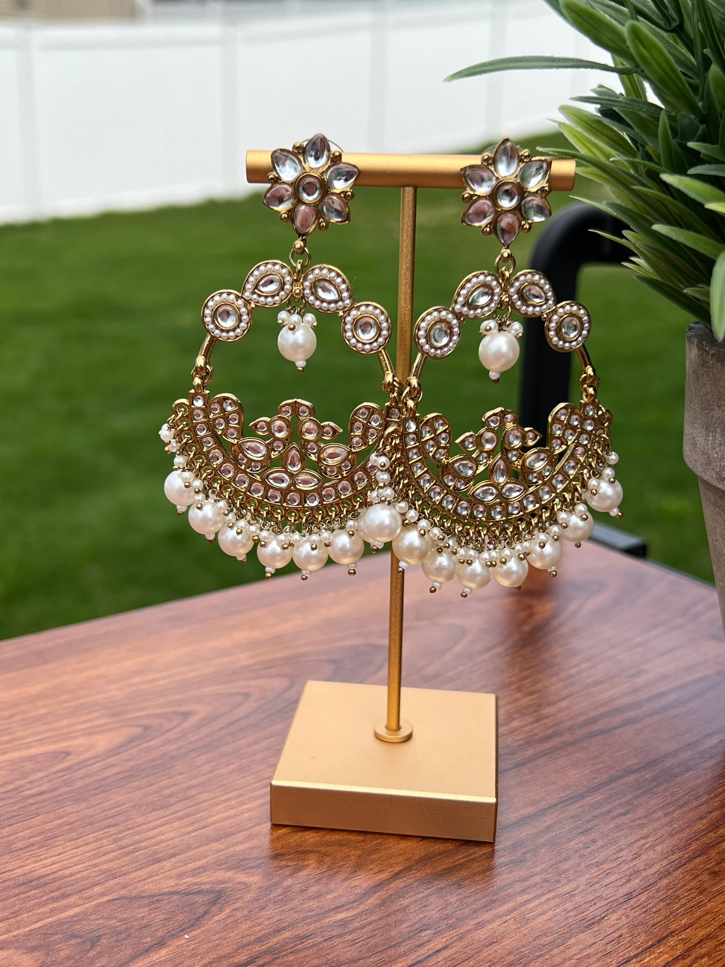 Aashvi Kundan Earrings