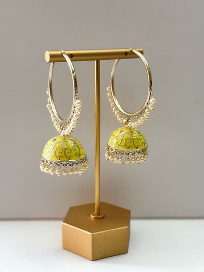 Simmi Meenakari Bali Earrings