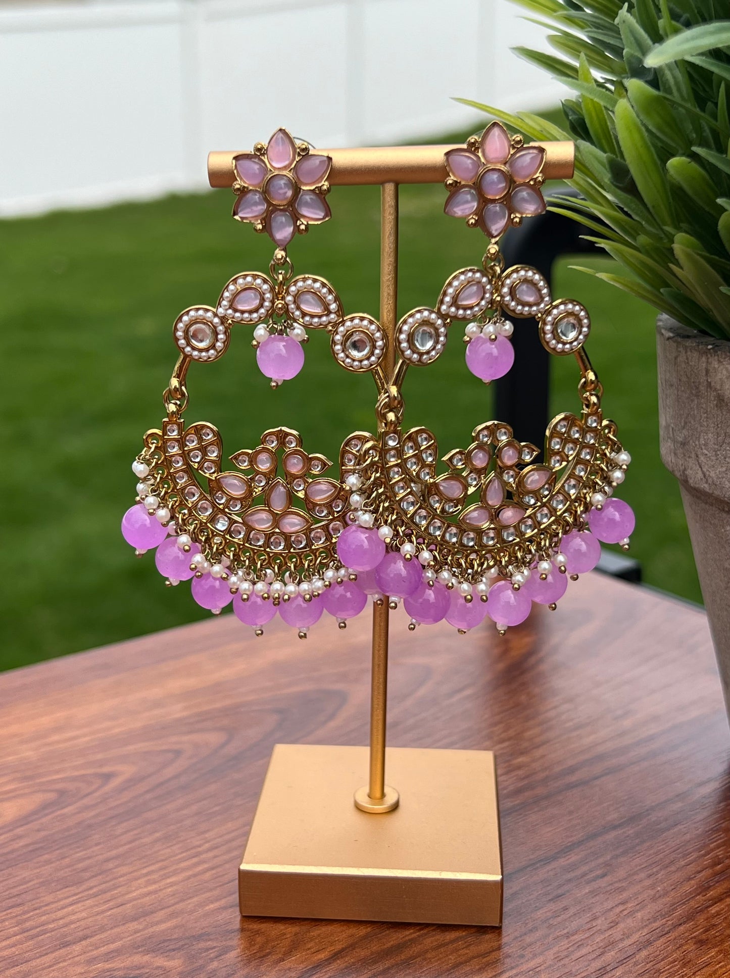 Aashvi Kundan Earrings