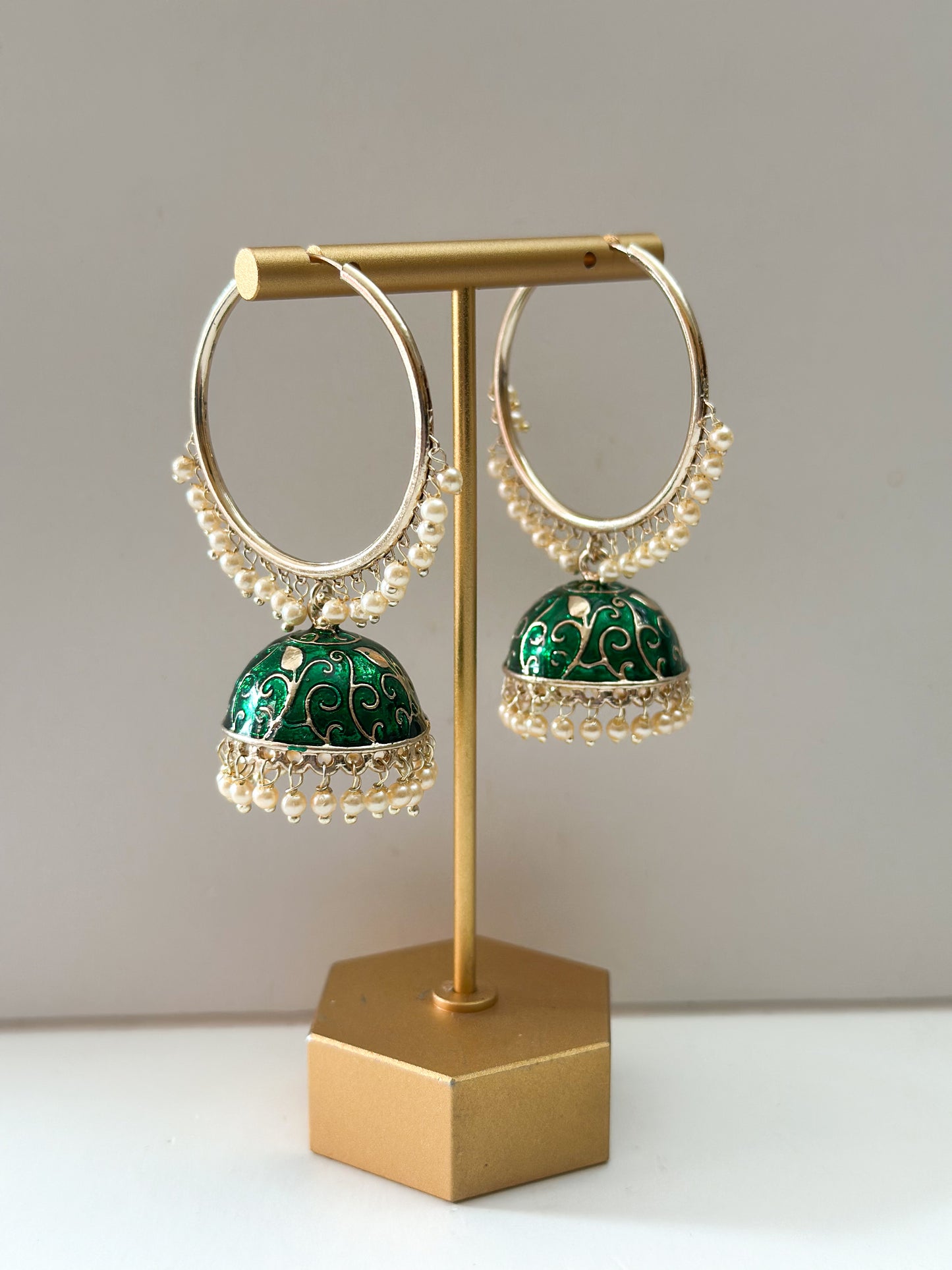 Simmi Meenakari Bali Earrings