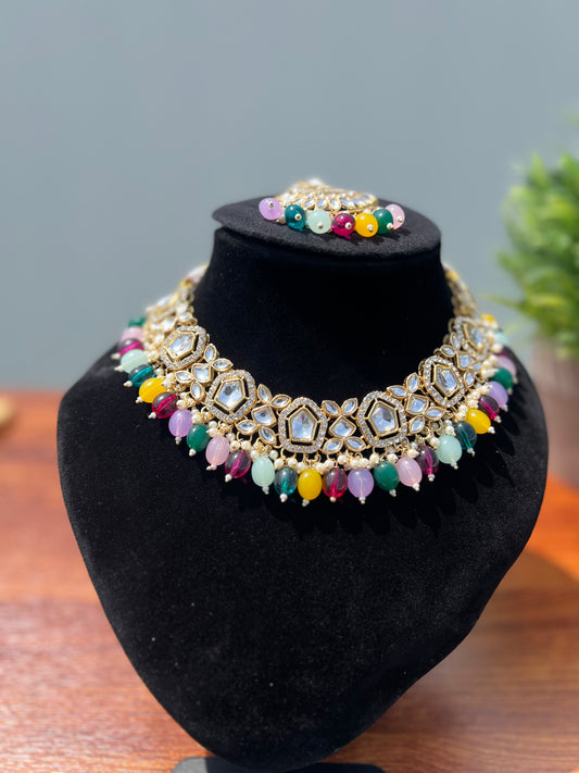 Maryam Kundan Necklace Set