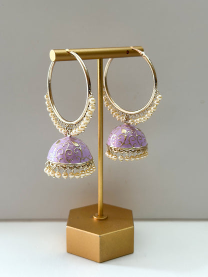 Simmi Meenakari Bali Earrings