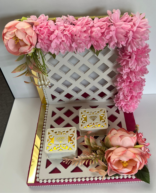 Shagun Wedding or Engagement Ring Tray