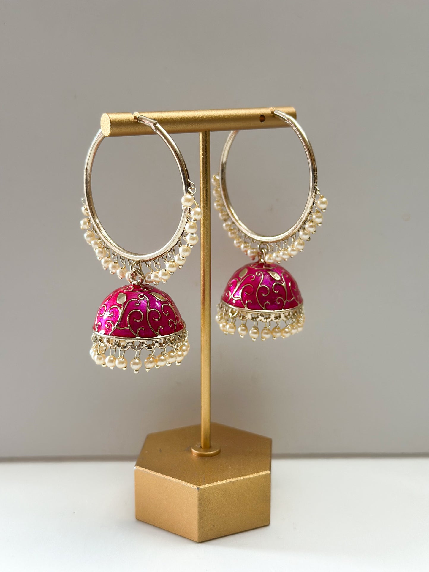 Simmi Meenakari Bali Earrings