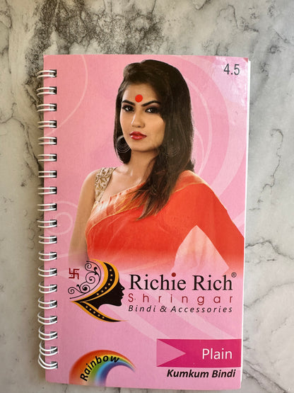 Richie Rich Kumkum Bindi Book (Plain) - 960 Bindis