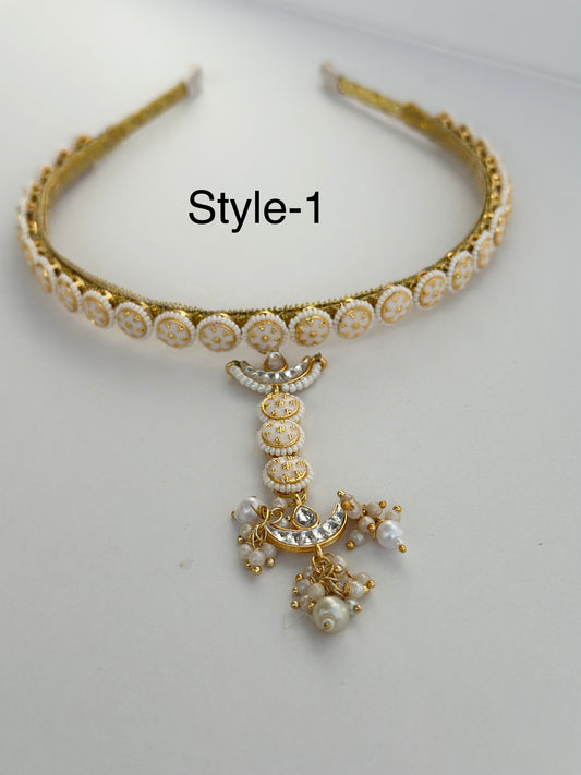Kashvi Kundan Tikka Matha Patti Headband / Hairband