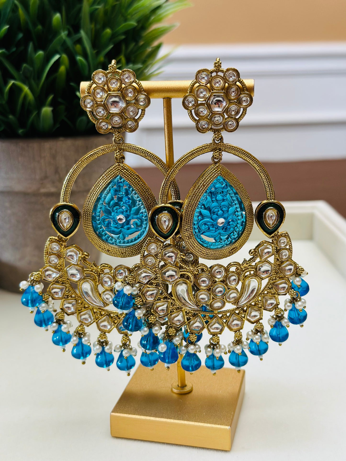 Priya Kundan Earrings