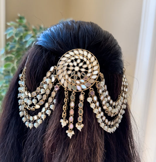 Alamzeb Mirror Hair Pin Accessory