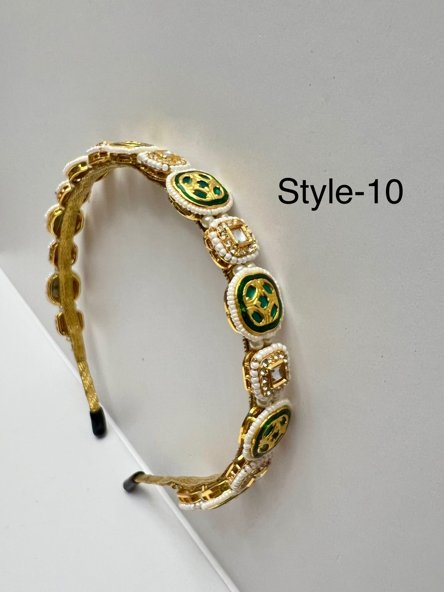 Myra Handmade Kundan Matha Patti Headband / Hairband