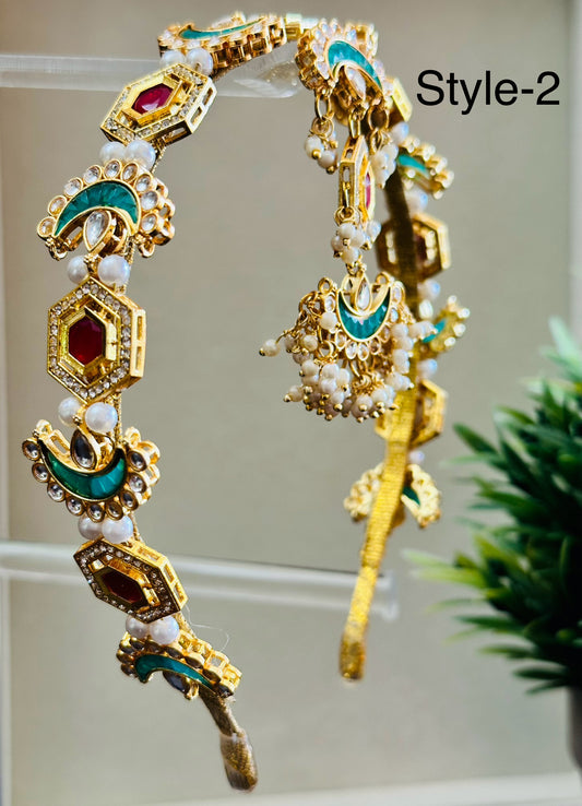Kashvi Kundan Tikka Headband / Hairband