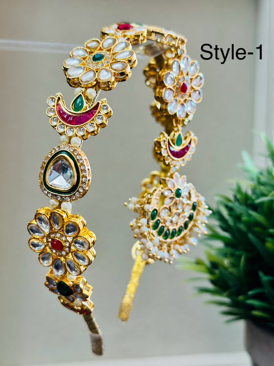 Kashvi Kundan Tikka Headband / Hairband