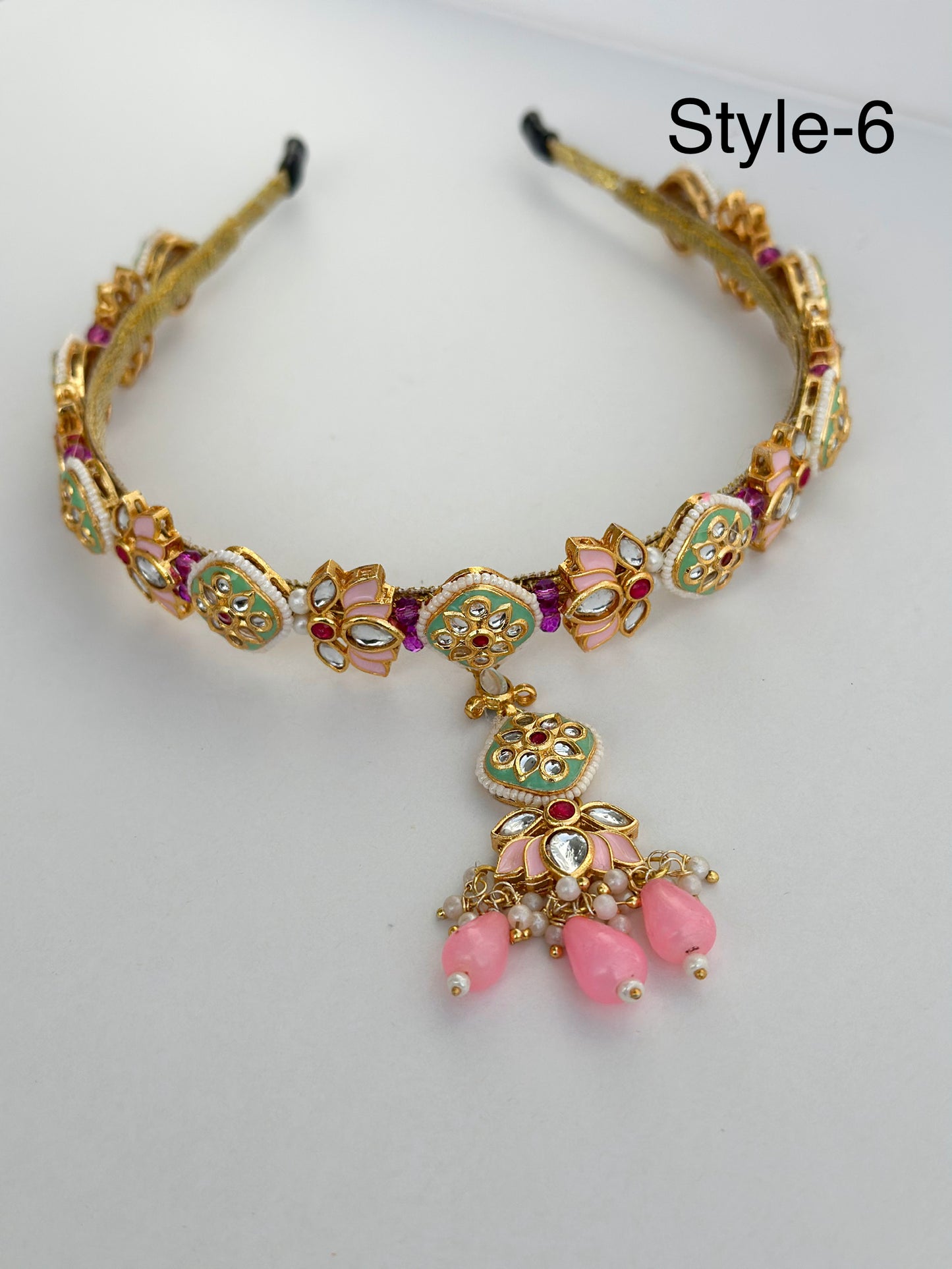 Kashvi Kundan Tikka Matha Patti Headband / Hairband