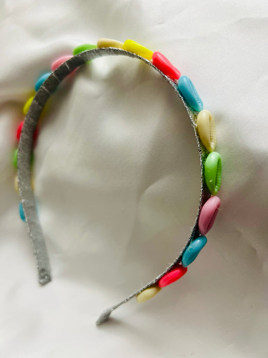 Aiza Kids Handmade Multicolor Shell Headband / Hairband