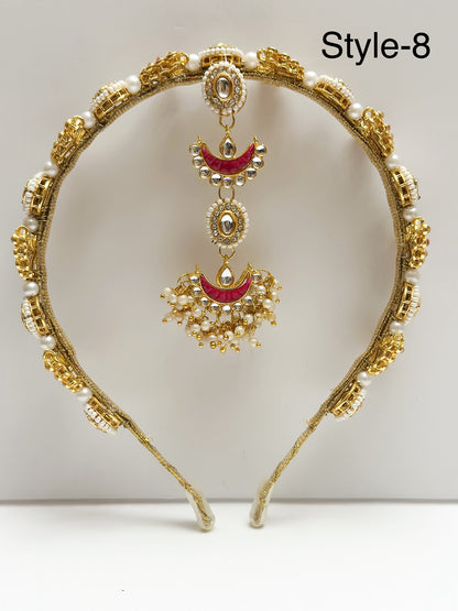 Kashvi Kundan Tikka Headband / Hairband