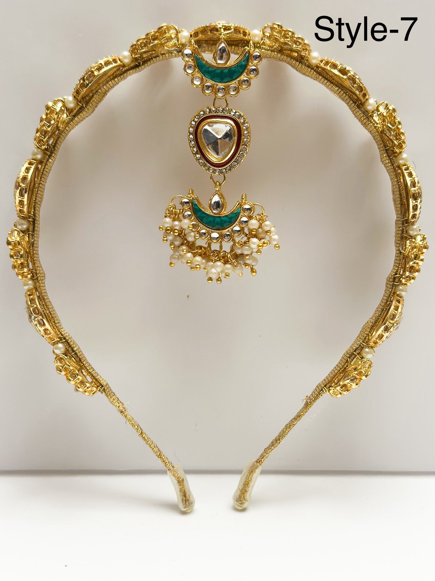 Kashvi Kundan Tikka Headband / Hairband