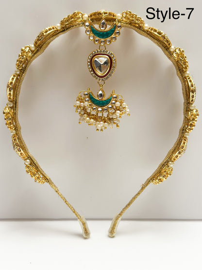 Kashvi Kundan Tikka Headband / Hairband