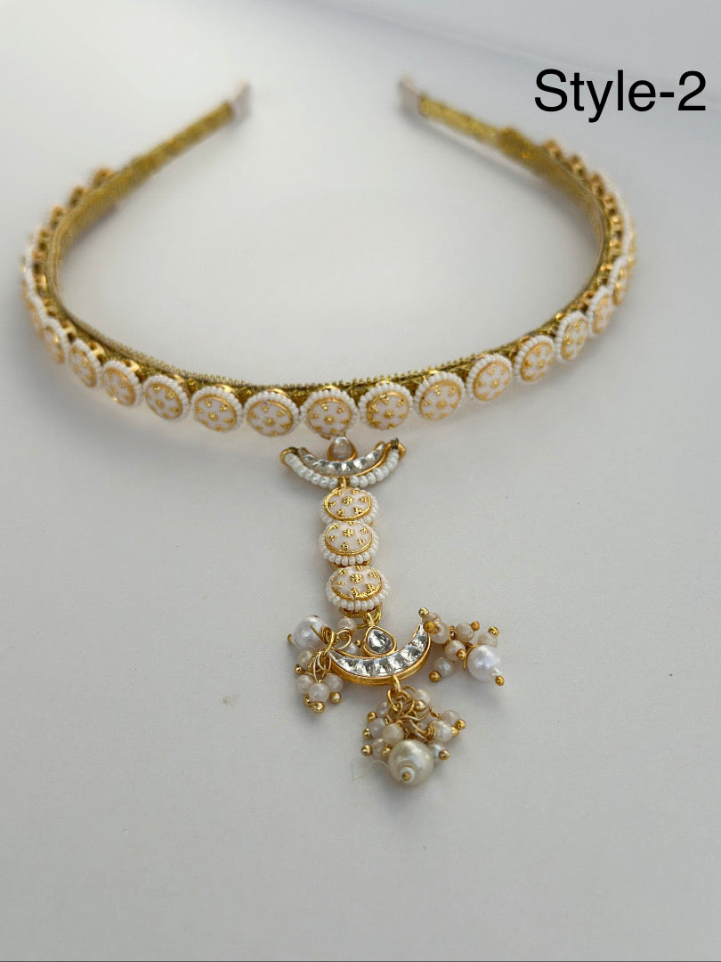 Kashvi Kundan Tikka Matha Patti Headband / Hairband