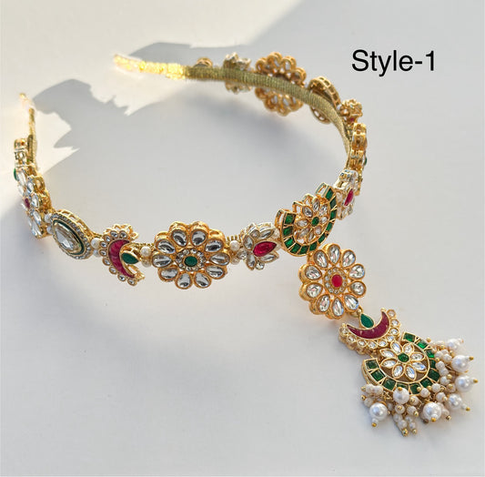 Kashvi Kundan Tikka Headband / Hairband