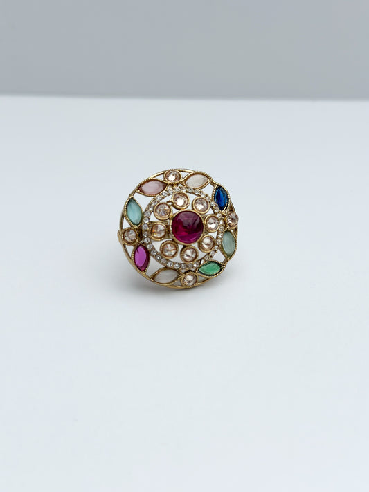 Pari Adjustable Polki Ring