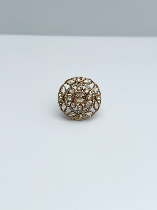 Pari Adjustable Polki Ring