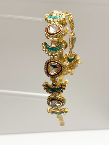 Kashvi Kundan Tikka Headband / Hairband