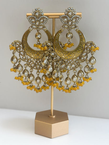 Kaya Kundan Earrings