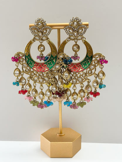 Kaya Kundan Earrings
