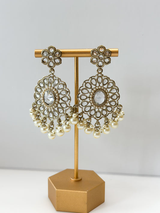 Zeenat Polki Earrings