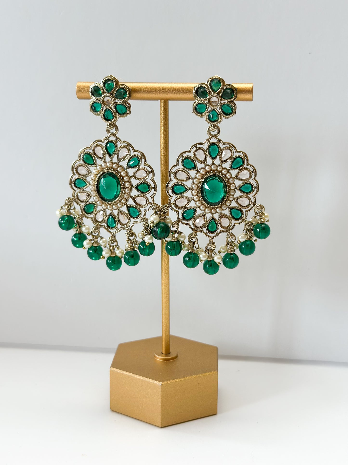 Zeenat Polki Earrings
