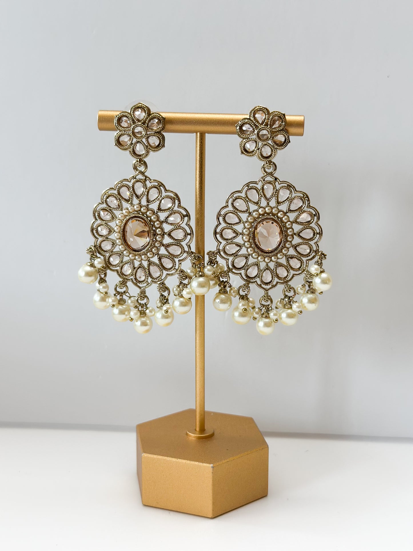 Zeenat Polki Earrings