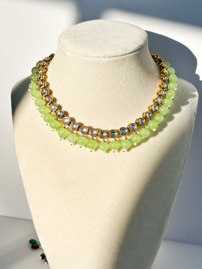 Nysha Necklace Set (Includes Earrings & Tikka)