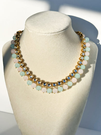 Nysha Necklace Set (Includes Earrings & Tikka)