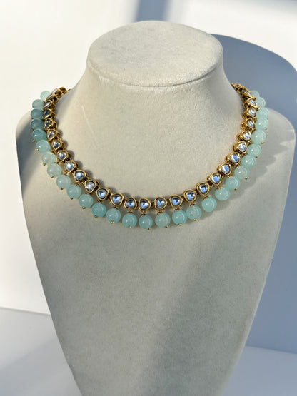 Nysha Necklace Set (Includes Earrings & Tikka)