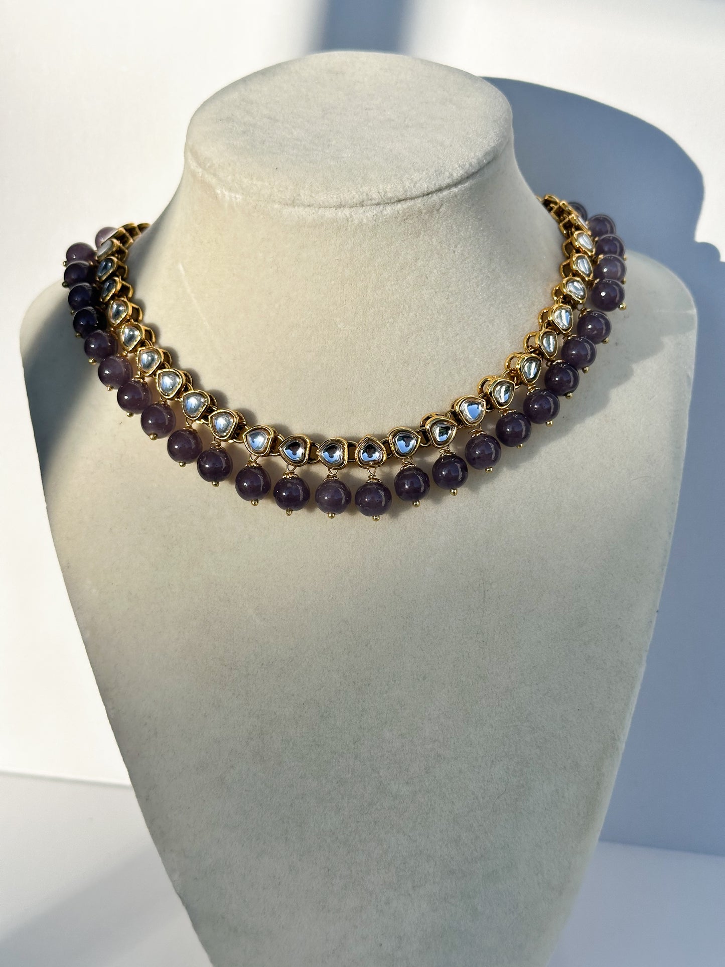 Nysha Necklace Set (Includes Earrings & Tikka)